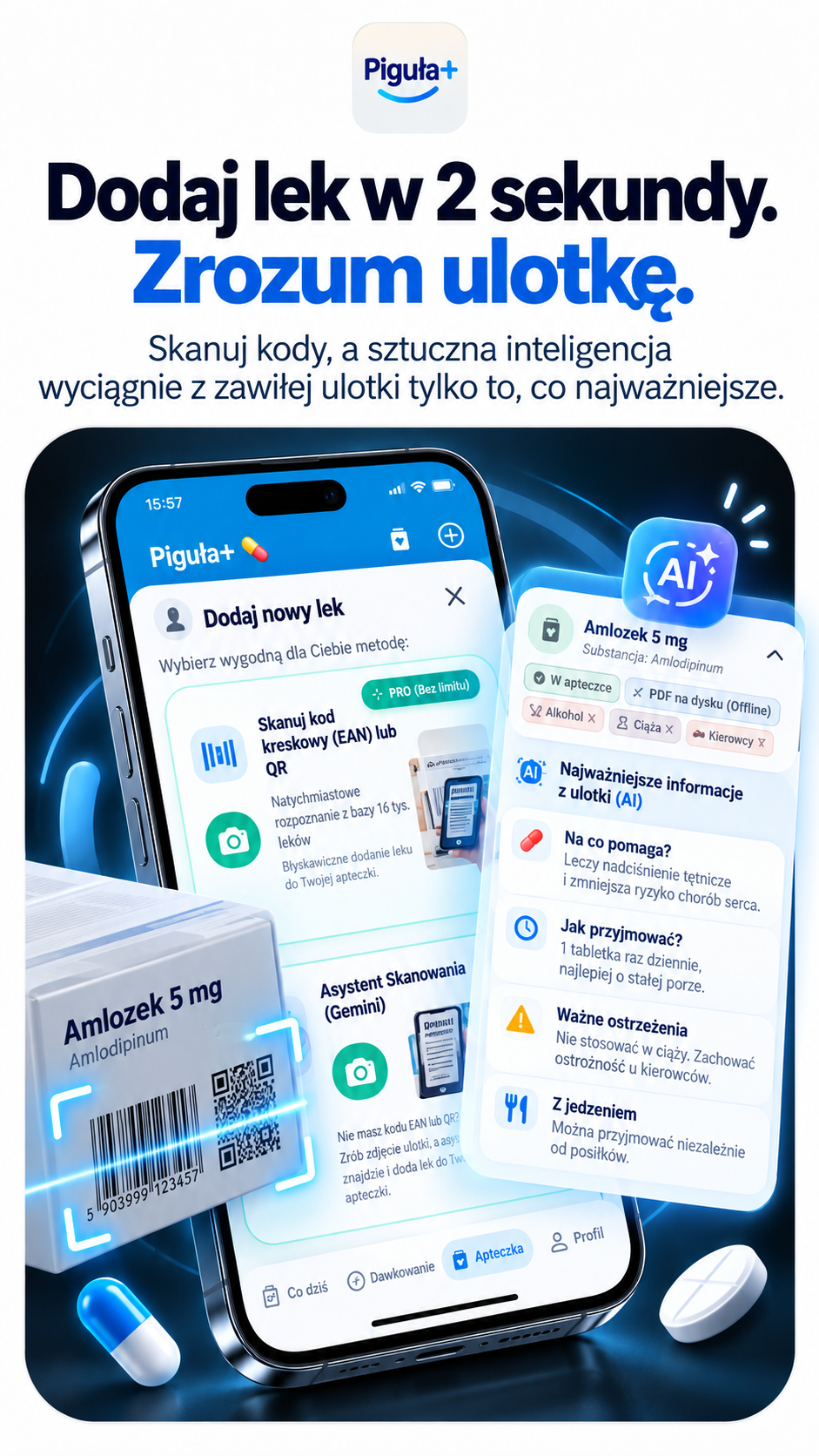 Kasetka dobowa Piguła+