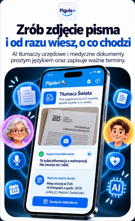 Zrób zdjęcie pisma i od razu wiesz, o co chodzi - Senior+